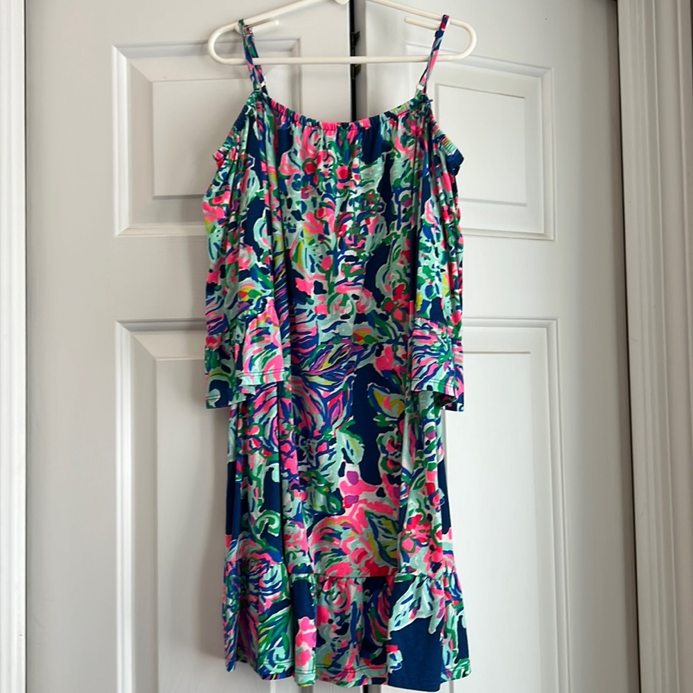 Cold shoulder dress